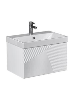 Тумба Velvex подвесная Edge 60.1Y (белая) (tp.EDG.9696.60.1Y белый глянец)