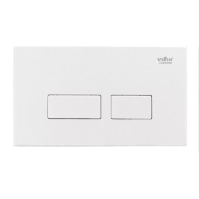 Кнопка смыва для инсталляции Vieir VRQ62A-F механическая белый матовый -квадратные клавиши