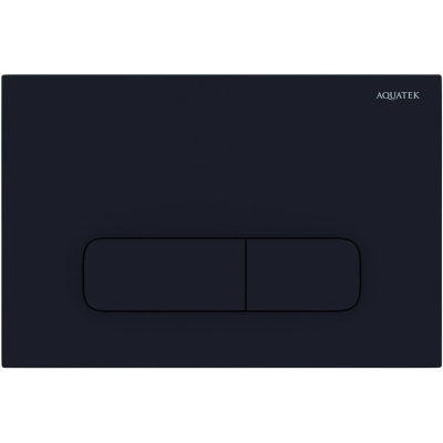 Кнопка смыва Aquatek PNS-0000010 для инсталляции, черный матовый