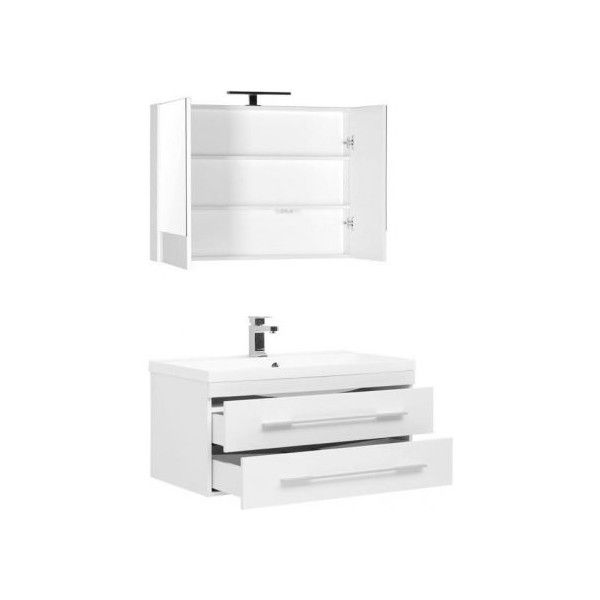 Тумба под раковину Aquanet Нота 00171492 90 белая