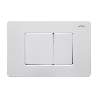 Кнопка смыва ABBER AC0120MW белый матовый