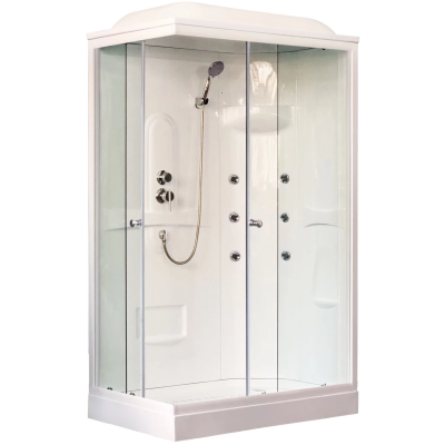 Душевая кабина 120x80x217 см Royal Bath RB8120HP2-T-R прозрачное