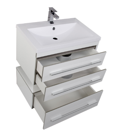 Тумба под раковину Aquanet Верона 00176669 75 белая, подвесная