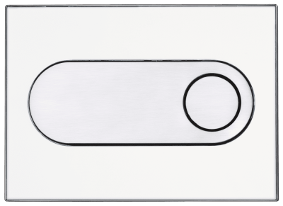 Клавиша смыва Pestan белая Fluenta Onyx  (40006363)