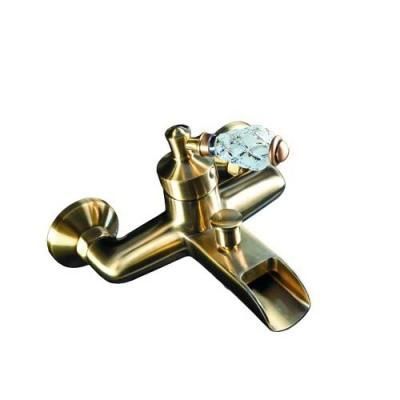 Смеситель Boheme Vogue crystal 203-CRST для ванны, бронза