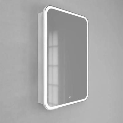 Зеркало-шкаф RAVAL 50 с подсветкой и сенсорным включателем Forma  (For.03.50/W)