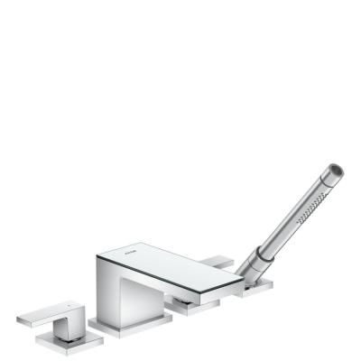 Смеситель Axor AX MyEdition 47430000 на борт ванны, хром/зеркальное стекло