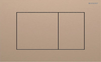 Кнопка смыва Geberit Sigma 40 115.629.QB.1 для инсталляции, розовое золото матовый