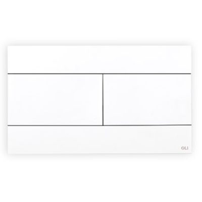 Кнопка смыва Oli Slim 659042 белый матовый