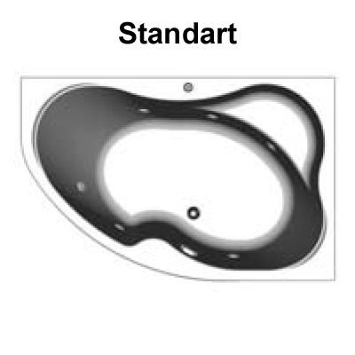 Акриловая ванна Kolpa San Lulu 170х110 R