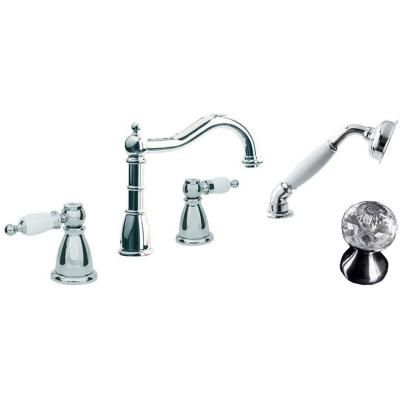 Смеситель Bohemel Flora 396-FL для ванны, хром