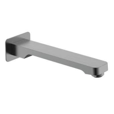 Излив монолитный встраиваемый Raglo для ванны и душа 20 см латунь, графит (R473.60.09)