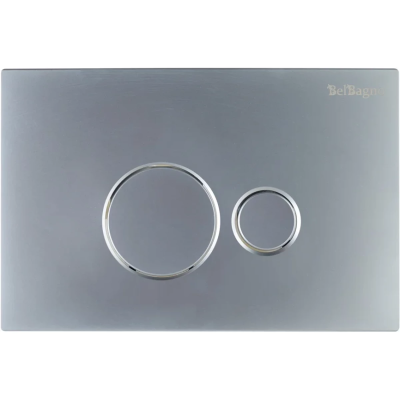 Кнопка смыва BelBagno BB080CR.MAT для инсталляции, матовый хром
