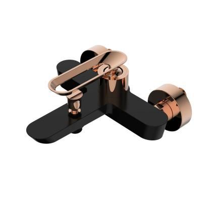 Смеситель Bien Hermes BB01009406 для ванны, черный/розовое золото