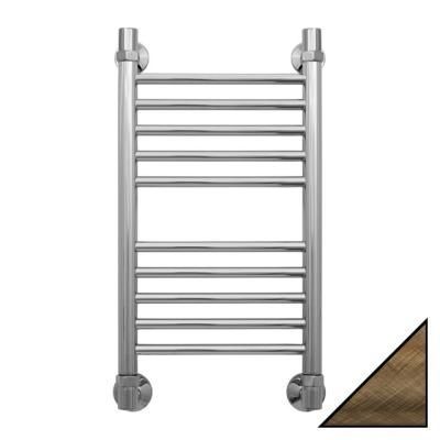 Полотенцесушитель водяной Сунержа Богема 600x300 состаренная бронза прямой, с доп. перемычкой