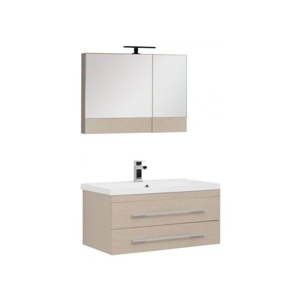 Тумба под раковину Aquanet Нота 00171494 90 светлый дуб