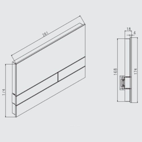 Система инсталляции Jomo Tech IF005 с клавишей, для унитазов, матовое белое стекло