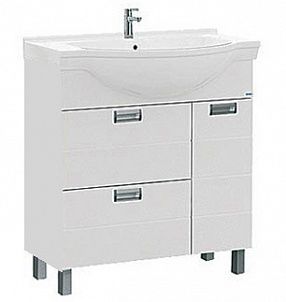 Тумба под раковину Aquanet Сити 00173128 80 белая