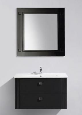 Мебель для ванной BelBagno Atria 100 nero lucido, 2 ящика, подвесная