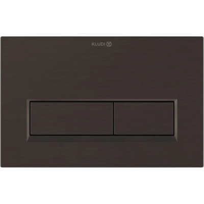 Кнопка смыва Kludi Unifix 32PP01N2 для инсталляции, оружейная сталь матовый