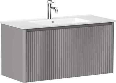 Тумба под раковину Allen Brau Gravity 100 1.370018.PGM платина матовый