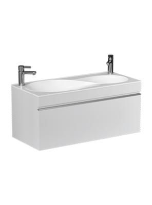 Тумба подвесная Velvex Otto 100 Белая (пленка ПВХ) (tp.OTO.OTT.100.1Y белый глянец)