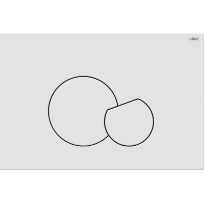 Кнопка смыва Ctesi Thea BK0202167 для инсталляции, белый матовый