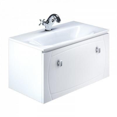 Тумба с раковиной IDDIS Rise 90 подвесная белая (RILWS9QL0WLE0iES95VNK)