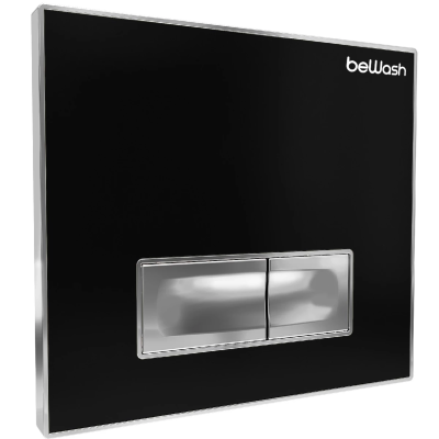 Кнопка смыва beWash Vago 500RZVP0500SYC000001 для инсталляции, черный/хром