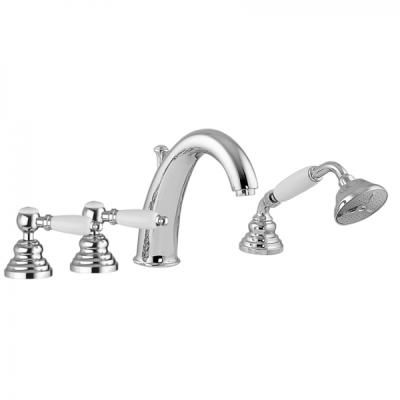 Смеситель Gattoni Vivaldi Lever 1340013COcr на борт ванны, хром