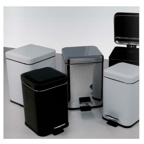 Ведро Colombo Black&White B9211.CR с педалью 5 л, хром