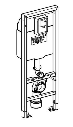 Система инсталляции Grohe Rapid SL 38675001 для унитазов