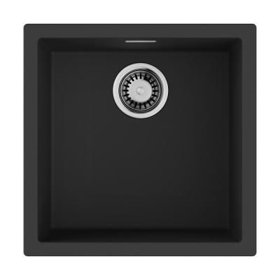 Кухонная мойка Omoikiri Yamakawa 45T-U/I-BL 45.6x45.6x20 черный