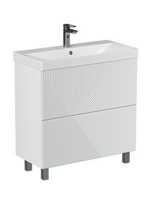 Тумба Velvex подвесная Edge 60.2Y (белая) (tn.EDG.9696.60.2Y белый глянец)