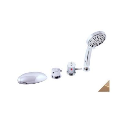 Смеситель Rav Slezak Dunaj DT270.5PZ для ванны золото