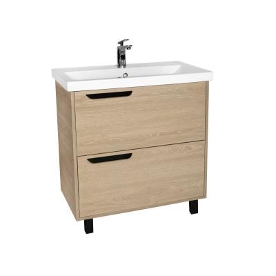 Тумба VIANT "Кёльн" Фостер 80 2 ящика светлое дерево 435х770х820 (VKEL80FOSD-T2Y)