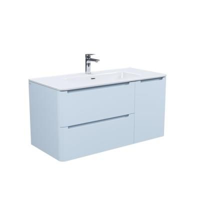 Тумба с умывальником, подвесная, 100 см,голубой, Edifice, IDDIS подходит умыв. 0101000i28 (EDZYI1XO0BPU0iPD95TIK)