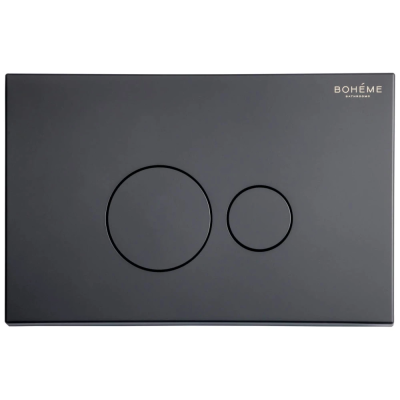 Кнопка смыва Boheme 668-B для инсталляции, черный матовый