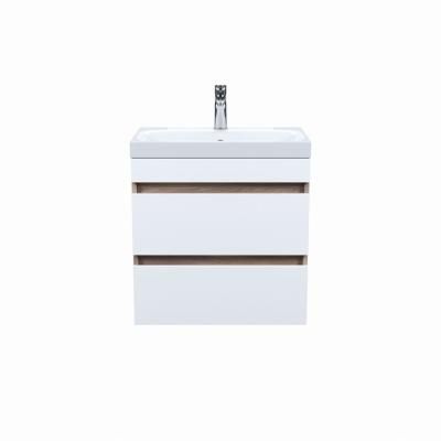 Тумба с умывальником IDDIS подвесная с ящиками 60 см белая/под дерево Zodiac (ZOTXD6AOABYC0iTZ95VFK)