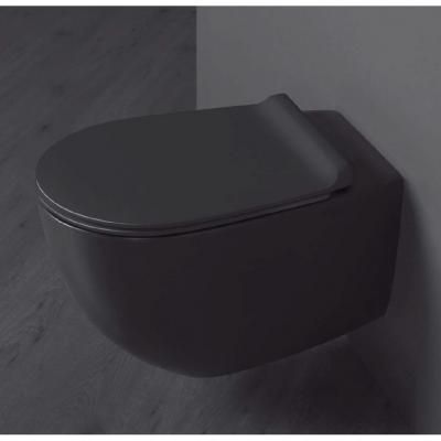 Унитаз подвесной Simas Vignoni Rimless VI18nero matt черный матовый