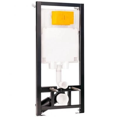 Система инсталляции OLI 120 ECO Total Black Sanitarblock 886914 для подвесного унитаза