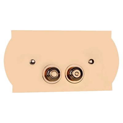 Кнопка смыва Tiffany World TW300.3oro для инсталляции, золотой