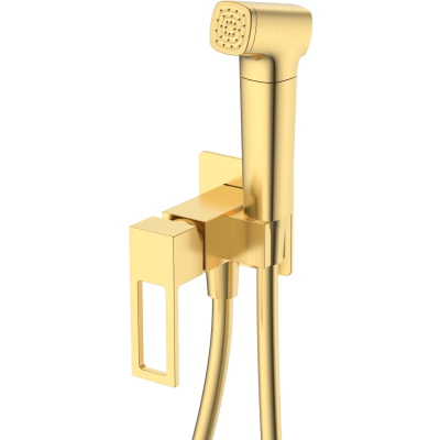 Гигиенический душ DQ Dortmund DA1714507 со смесителем, золотой матовый
