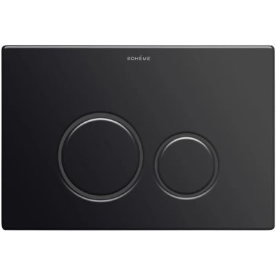 Кнопка смыва Boheme 649-SGM для инсталляции, графит глянец