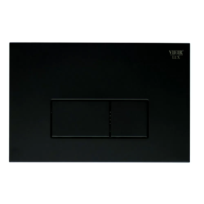 Кнопка смыва для инсталляции механическая черный матовый -квадратные клавиши Vieir VRQ75-2C