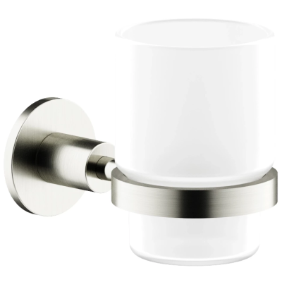 Стакан для зубных щеток Sancos Base SC9030BN настенный, никель