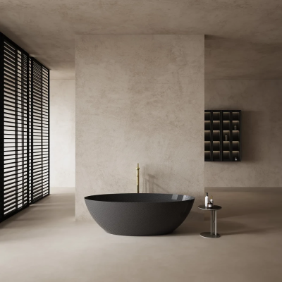 Карбоновая ванна Abber Karbon AK9002-1.8 180x85 см, отдельностоящая, карбон