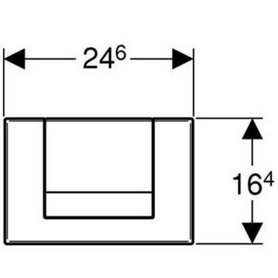 Кнопка смыва Geberit Tango 115.760.EP.1 бежевый