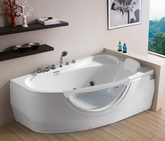 Акриловая ванна Gemy G9046 II B R с гидромассажем