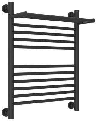 Полотенцесушитель водяной Сунержа Богема+ с 1 полкой 15-0223-6050 600x500 тёмный титан муар